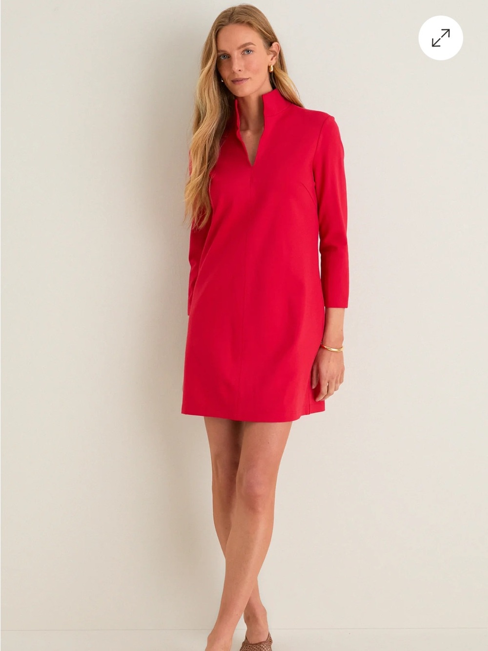 NWT Tuckernuck Ponte Clifton Dress - Poppy Red